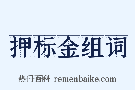 押标金组词是什么意思的图片